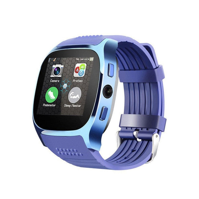 T8 bluetooth relógio inteligente com câmera whatsapp apoio sim cartão tf pedômetro chamada esportes smartwatch para o telefone android pk q18 dz09