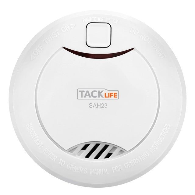 Tacklife 4 pces acessórios do alarme do detector de fumaça sensível sistema de alarme fumaça/detector de incêndio para o sistema de alarme de segurança em casa