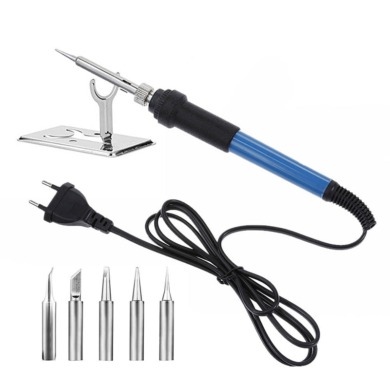 Temperatura ajustável kit de ferro de solda elétrica 220 v 110 v 60 w estação de retrabalho de solda conjunto de ferramentas de reparo de lápis de calor