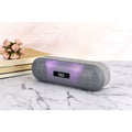 Tg led bluetooth alto-falante ao ar livre de metal portátil super baixo alto-falante sem fio 3d estéreo música surround com microfone fm tfcard aux