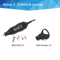Tungfull mini broca 130 w máquina de perfuração 30000rpm velocidade variável ferramentas rotativas gravador elétrico para dremel 4000 3000