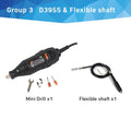 Tungfull mini broca 130 w máquina de perfuração 30000rpm velocidade variável ferramentas rotativas gravador elétrico para dremel 4000 3000