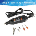 Tungfull mini broca 130 w máquina de perfuração 30000rpm velocidade variável ferramentas rotativas gravador elétrico para dremel 4000 3000