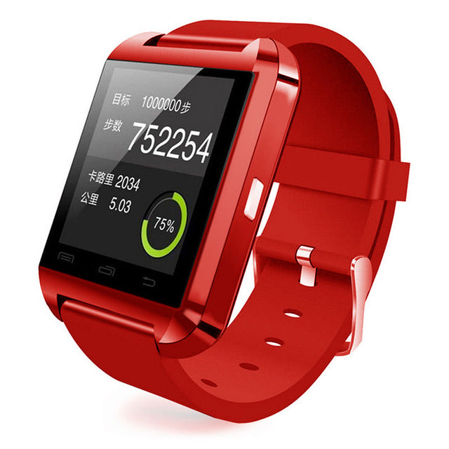 U8 bluetooth relógio inteligente relógio de pulso smartwatch com monitor do sono remoto câmera pedômetro para iphone samsung smartphone