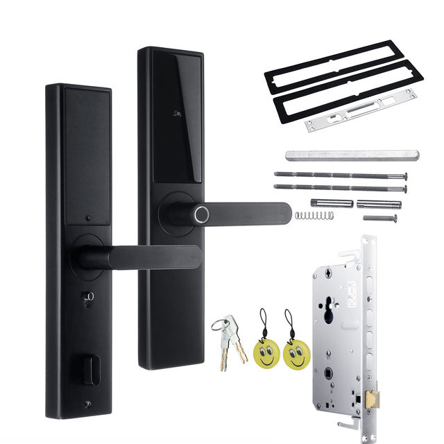 Verificação eletrônica inteligente da impressão digital do fechamento da porta inteligente com cartão bluetooth app chave 5 maneiras com g2 gateway inteligente