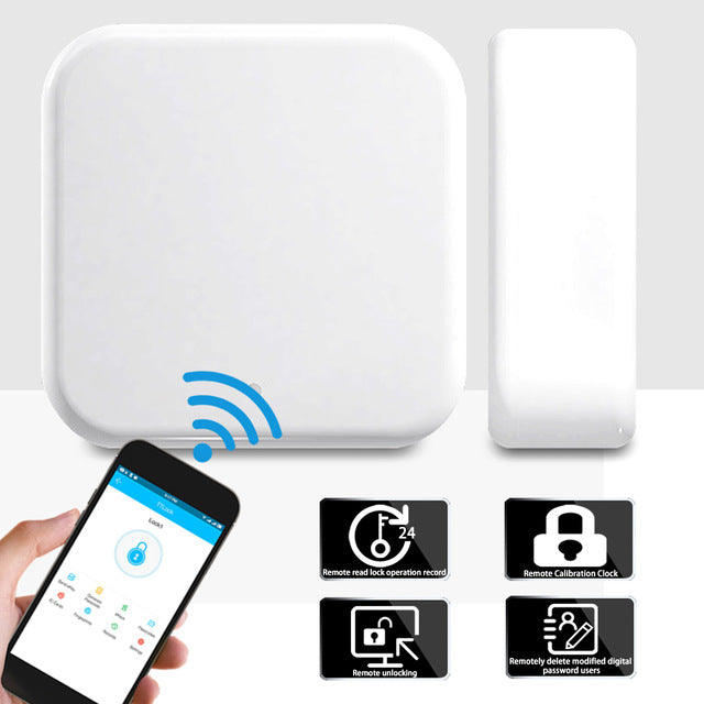 Verificação eletrônica inteligente da impressão digital do fechamento da porta inteligente com cartão bluetooth app chave 5 maneiras com g2 gateway inteligente