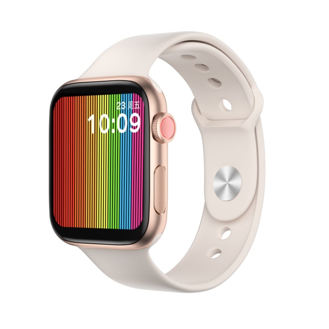 W68 relógio inteligente masculino série 5 toque completo ip67 à prova dip67 água rastreador de fitness monitor de freqüência cardíaca smartwatch feminino vs w58 iwo 12