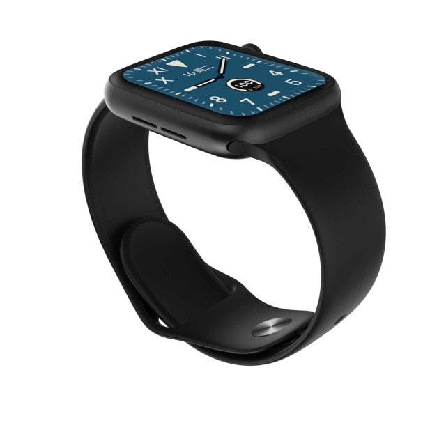 W68 relógio inteligente masculino série 5 toque completo ip67 à prova dip67 água rastreador de fitness monitor de freqüência cardíaca smartwatch feminino vs w58 iwo 12