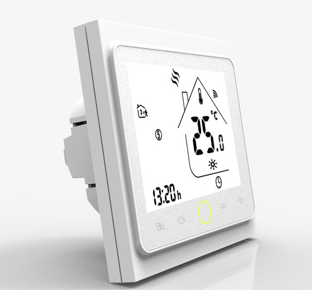 Wifi inteligente termostato controlador de temperatura para água/piso elétrico aquecimento água/caldeira a gás funciona com alexa casa do google