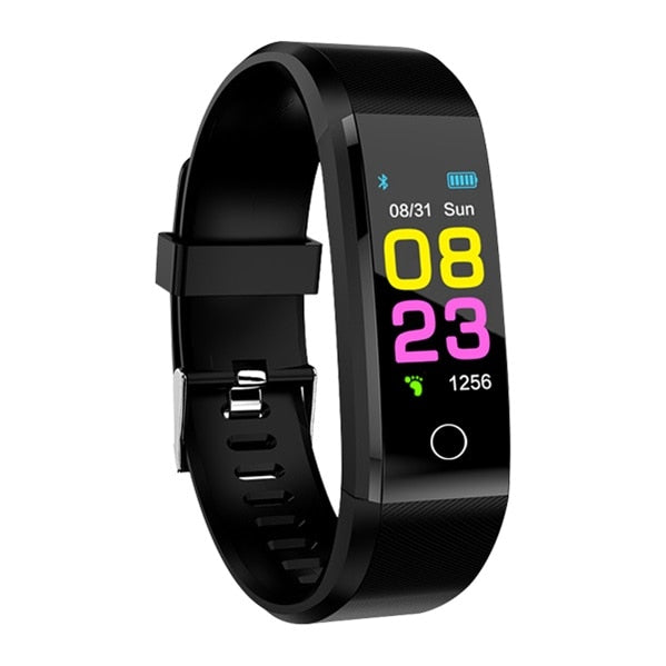 Zapet novo relógio inteligente das mulheres dos homens monitor de freqüência cardíaca pressão arterial fitness rastreador smartwatch esporte relógio para ios android + caixa